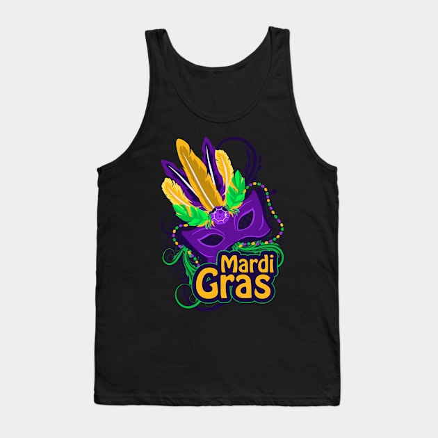 Mardi Gras Tank Top by savariya